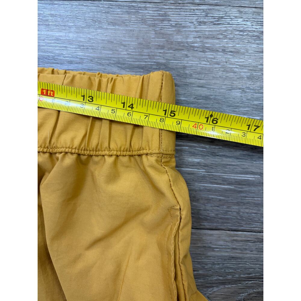 Who What Wear Mustard Tiered Skirt Medium Cottagecore Fall Statement NWT - Picture 3 of 5